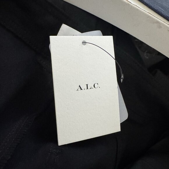 NWT ALC Black womens cargo pants size 4 A.L.C. Wide leg $495 - Picture 7 of 9